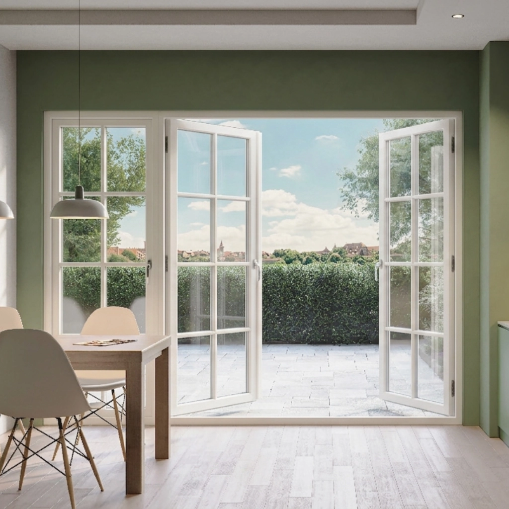 Finestre in PVC e alluminio ad alto isolamento termico e acustico Portaviva