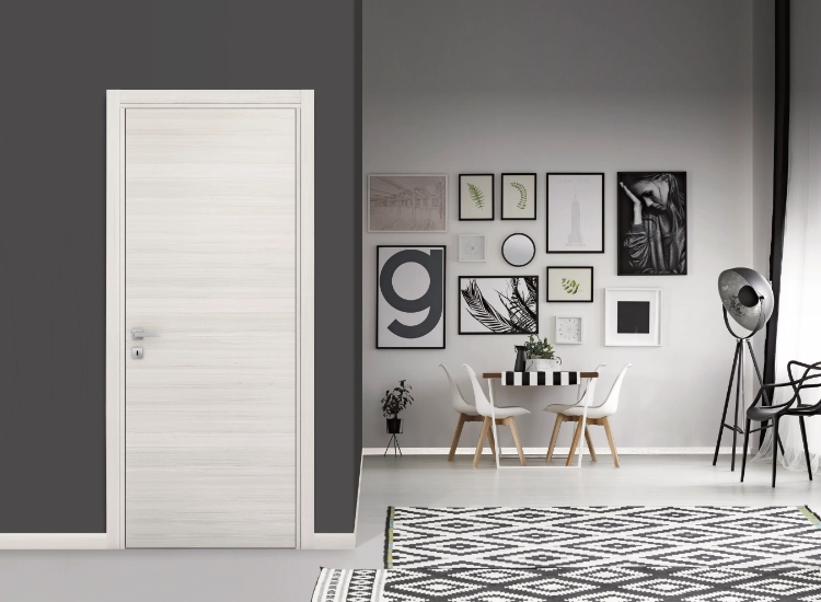 Portaviva è porte da interno di qualità e l'immagina rappresenta una tipica installazione di pregio